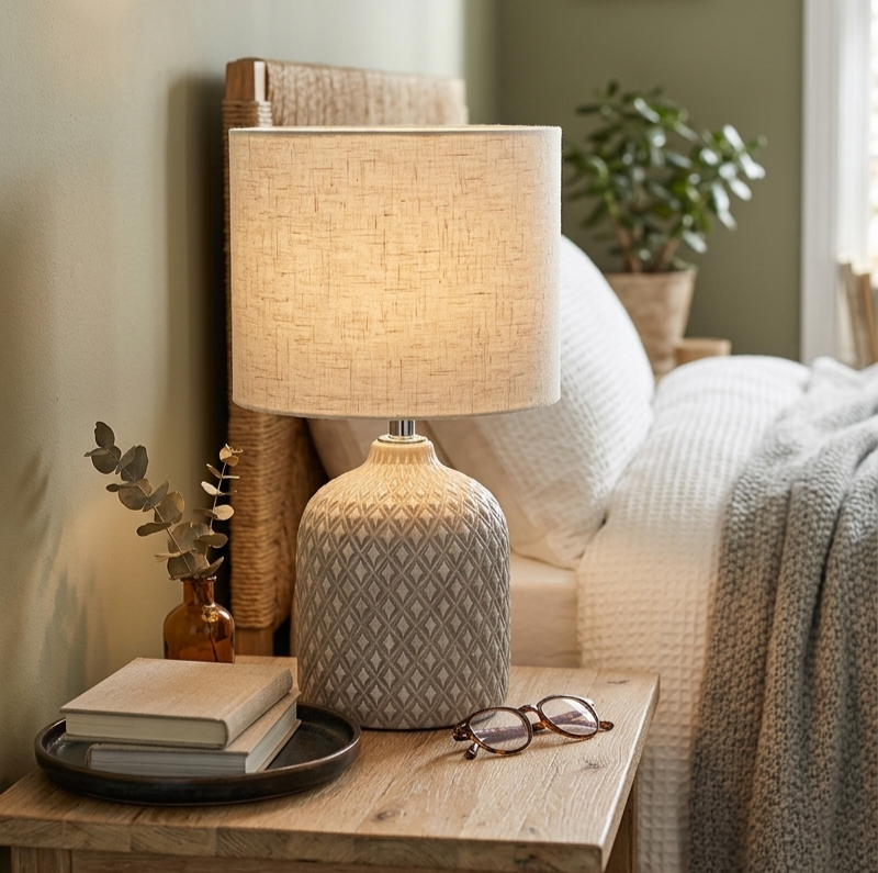 Mini Table Lamp Grey