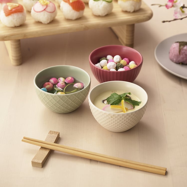 Bowl Set - Patterned - Pack of 3