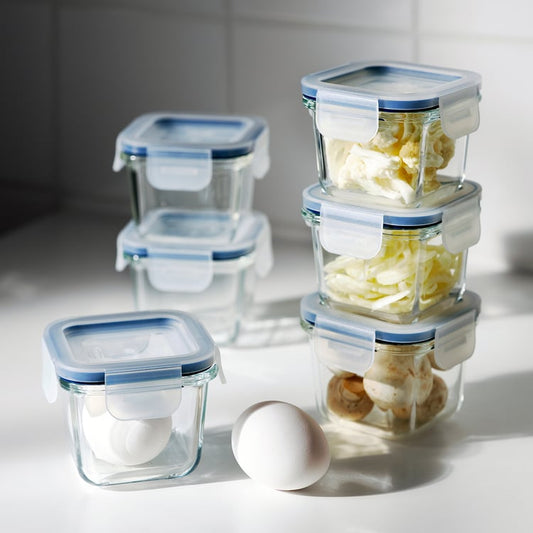 Glass Food Containers - Pack of 3