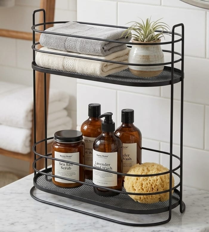 2-Tier Storage Rack Oval