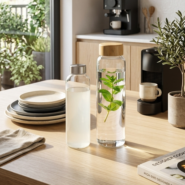 550ml Clear Glass Bottle