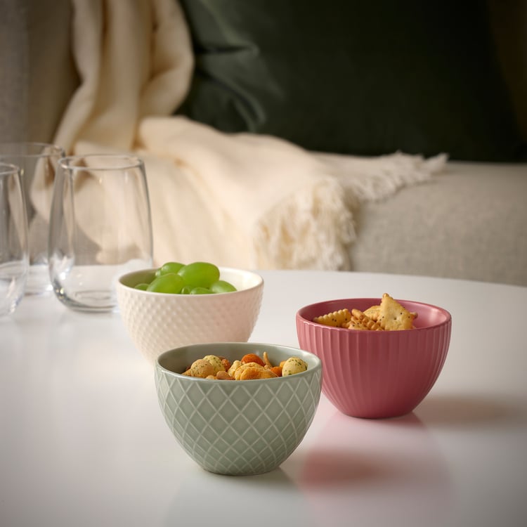 Bowl Set - Patterned - Pack of 3