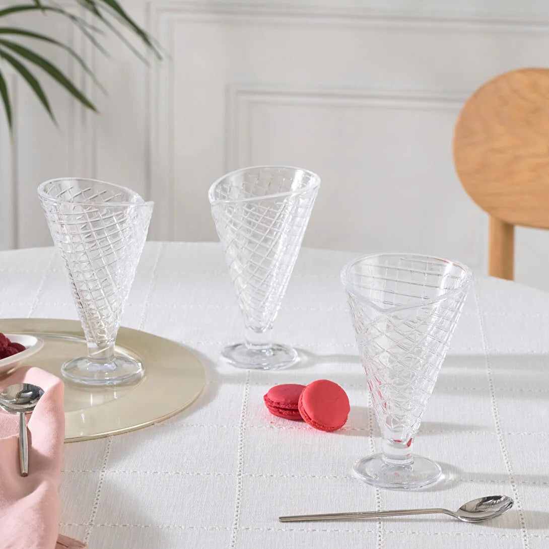Ice Cream Glass Cups Set of 6