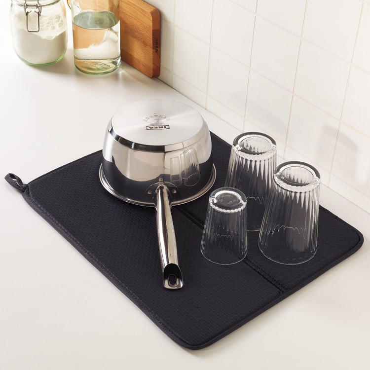 Dish Drying Mat - Black