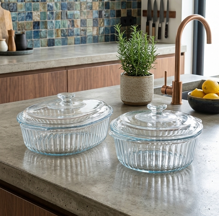 Glass Dish with Lid