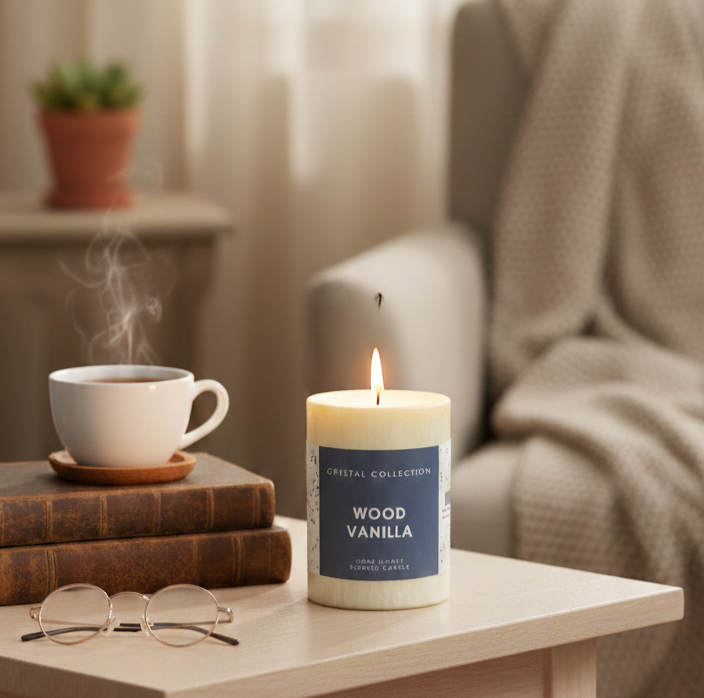 Scented Candle Block - 10cm