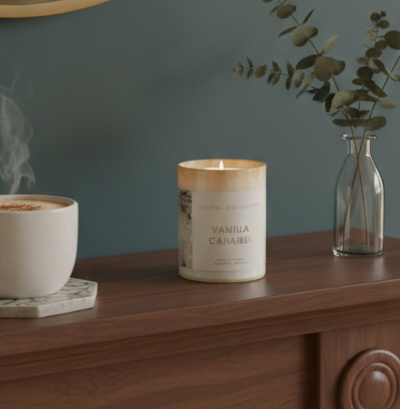 Scented Candle Block - 10cm