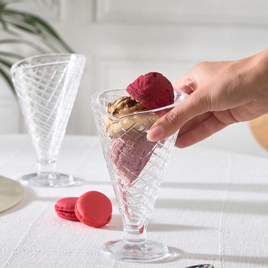 Ice Cream Glass Cups Set of 6