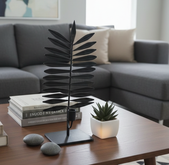 Candle Holder - Antique Black