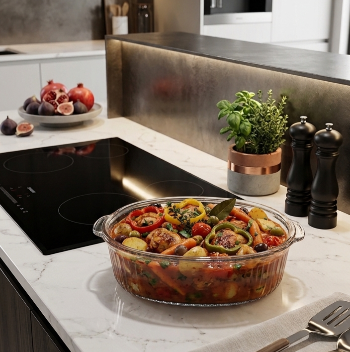 Glass Dish with Lid