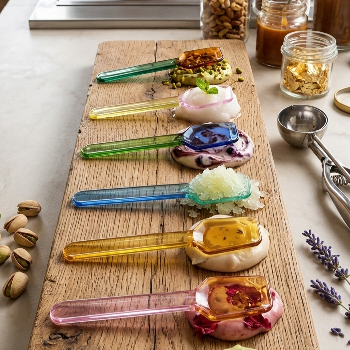 Glass Spoon - Pk of 6