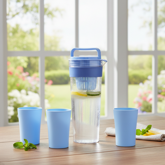 Infusion Bottle With Glasses