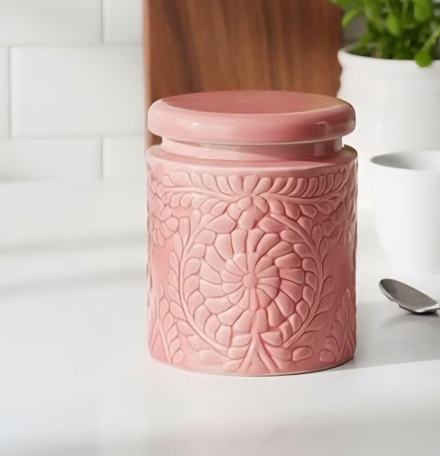 Ceramic Jar - Pink
