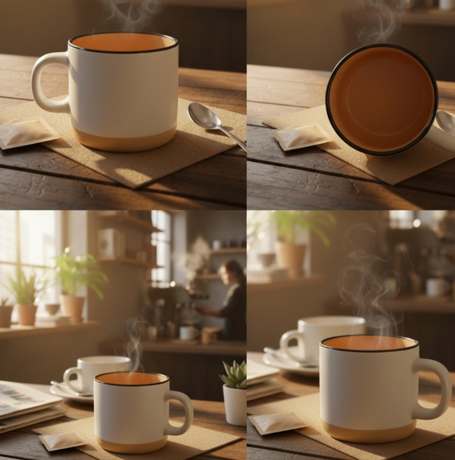 400ml Tea/Coffee Mug - Set of 6