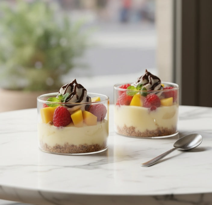 Clear Glass 200ml - Pack of 4