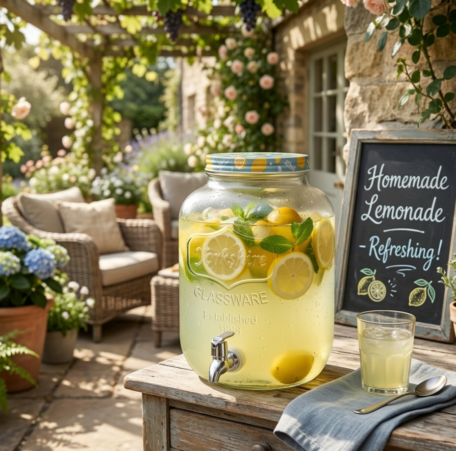 5L Glass Beverage Dispenser