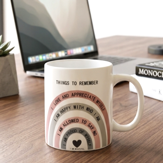 330ml Tea/Coffee Mug - Rainbow