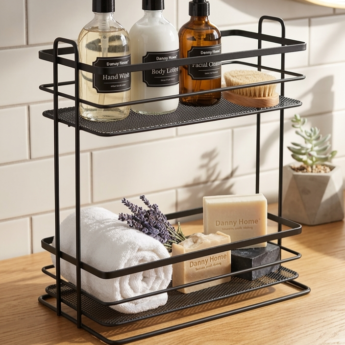 2-Tier Storage Rack Rectangle