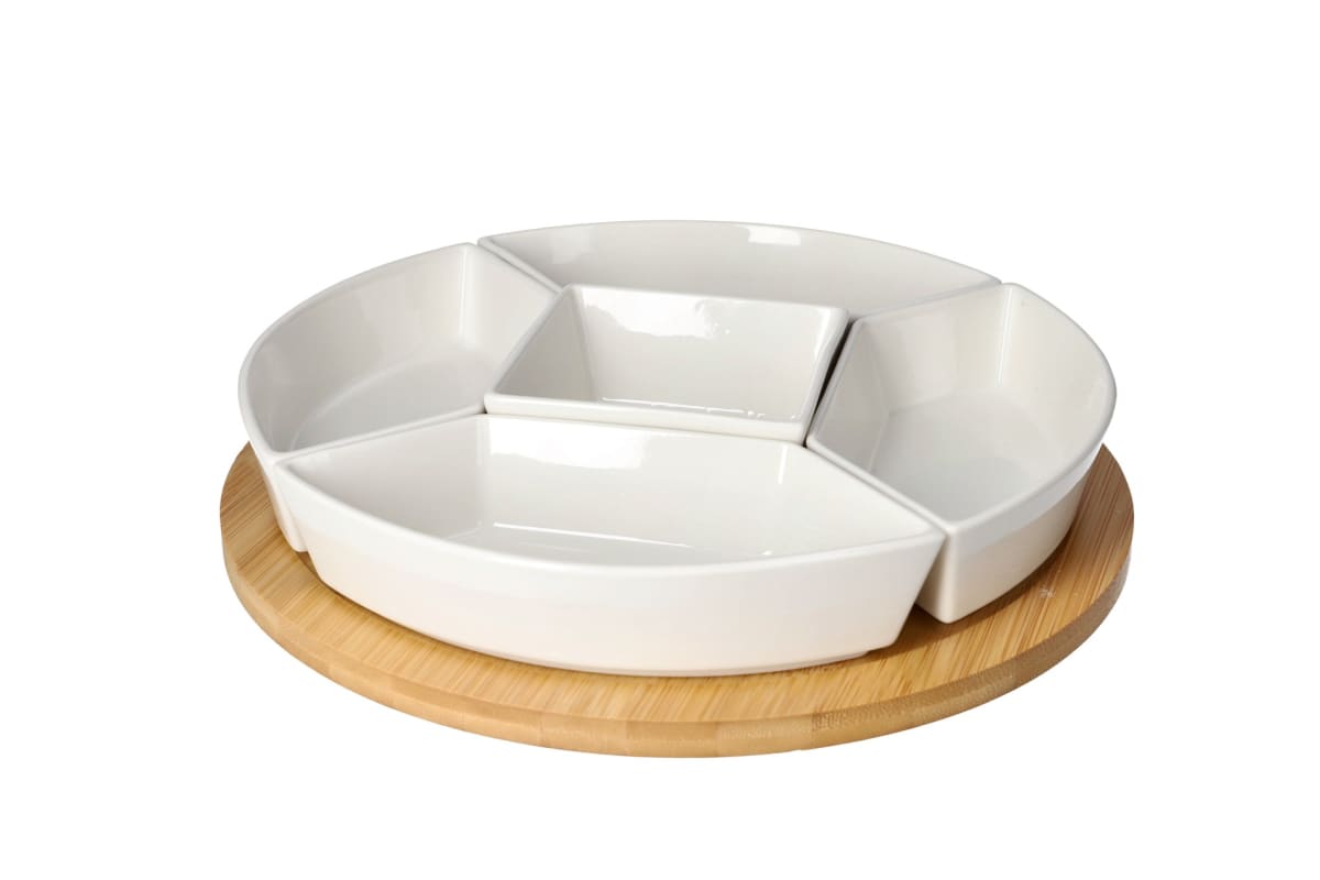 Revolving Serving Dish - Bamboo