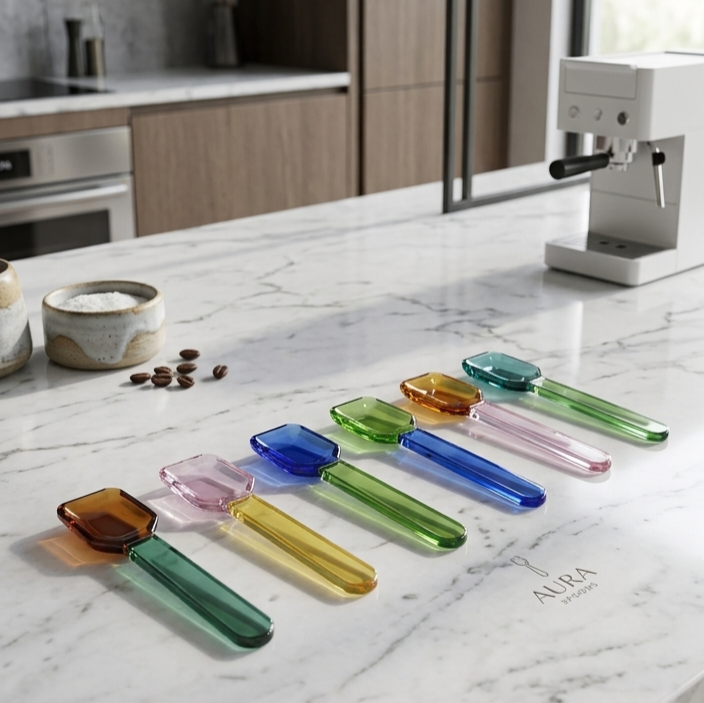 Glass Spoon - Pk of 6