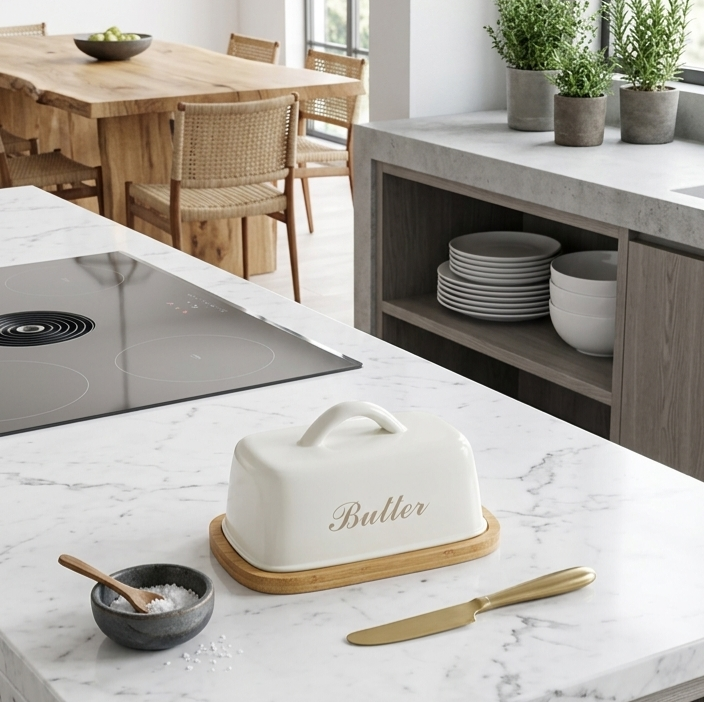 Butter Dish - Metal