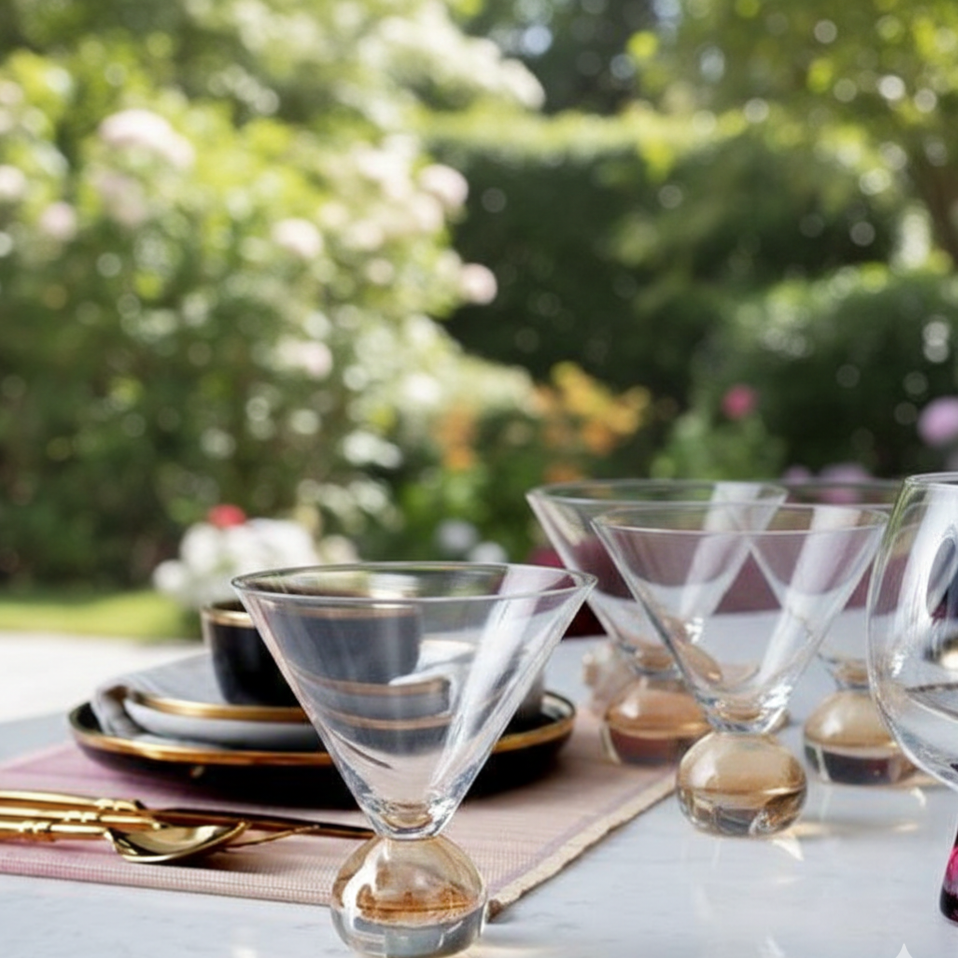 270ml Glass - Set of 4 - Amber