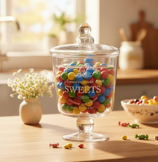 Decorative Glass Jar - Sweets