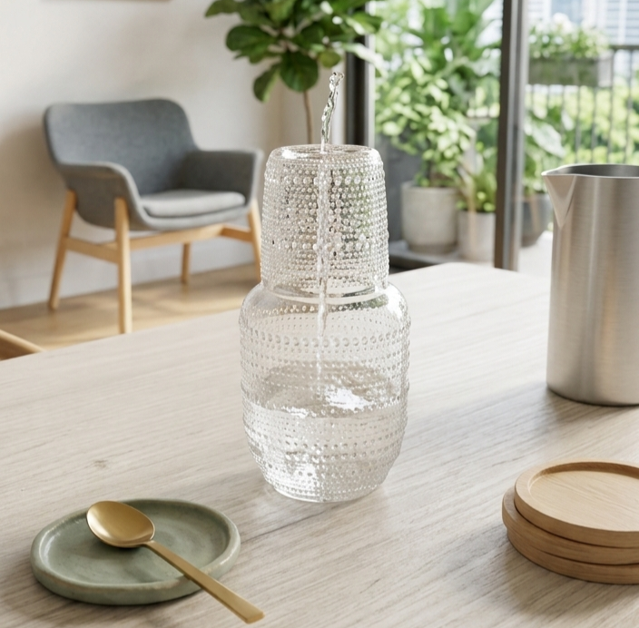 600ml Carafe With Glass