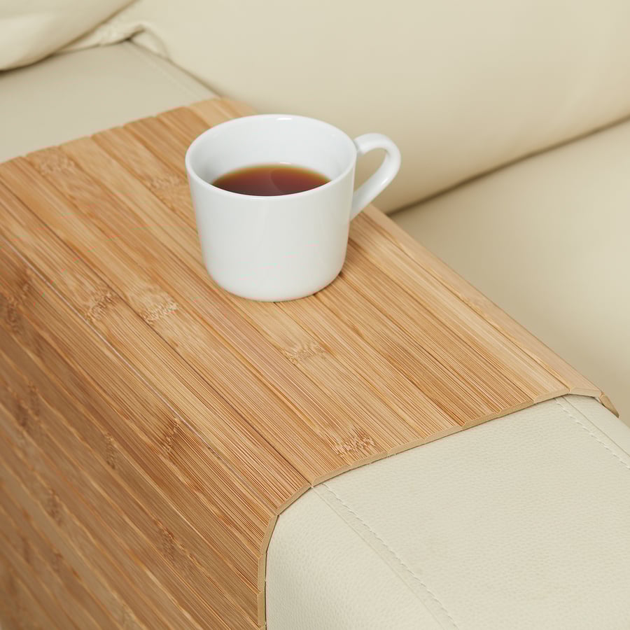 Arm Rest Tray - Wooden Beige