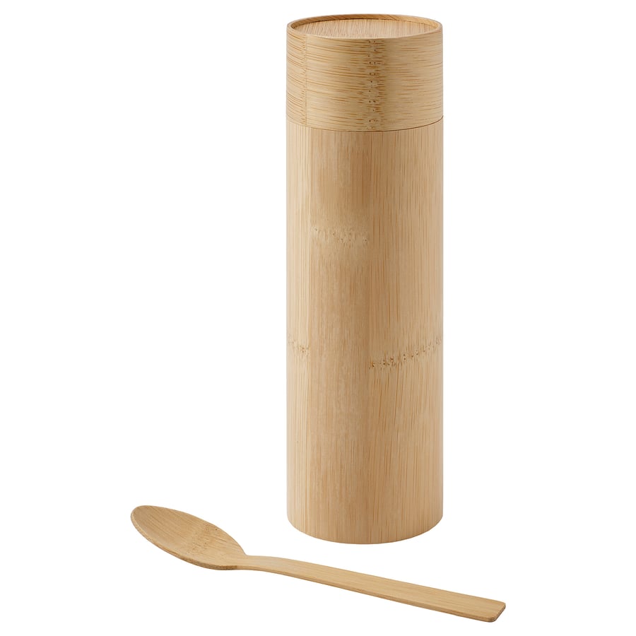 Bamboo Tin with Spoon