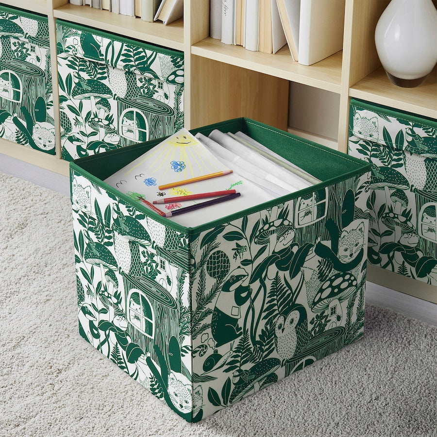 Storage Box - Green Printed