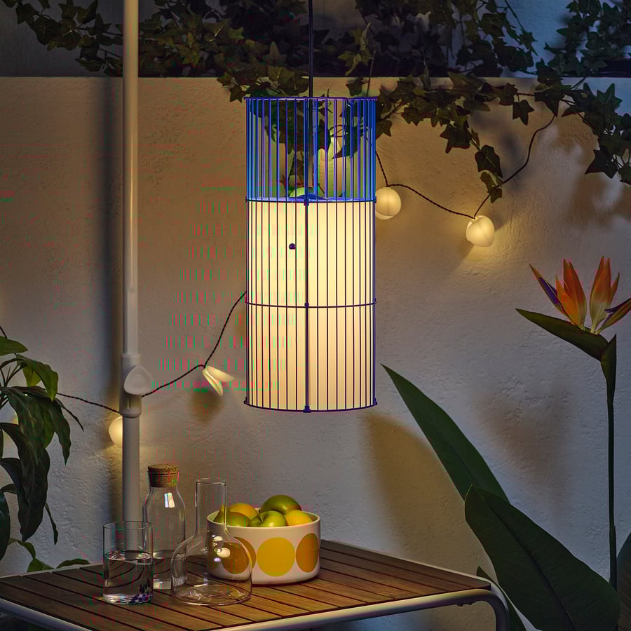 Ceiling & Floor Lamp Blue