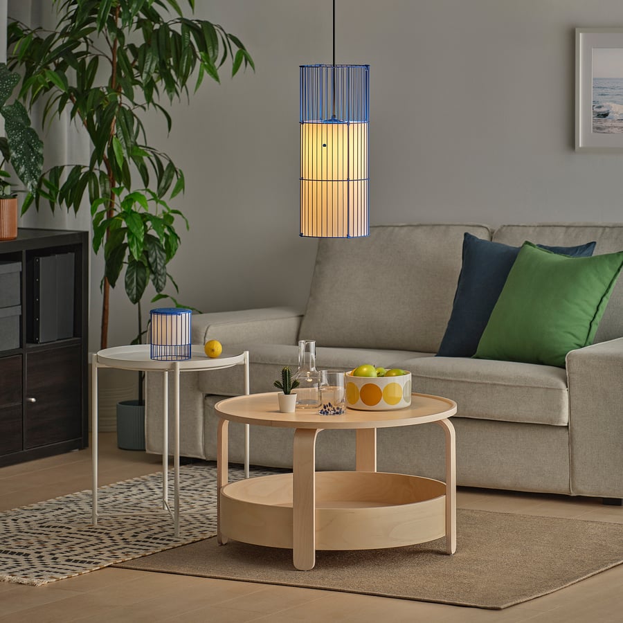 Ceiling & Floor Lamp Blue