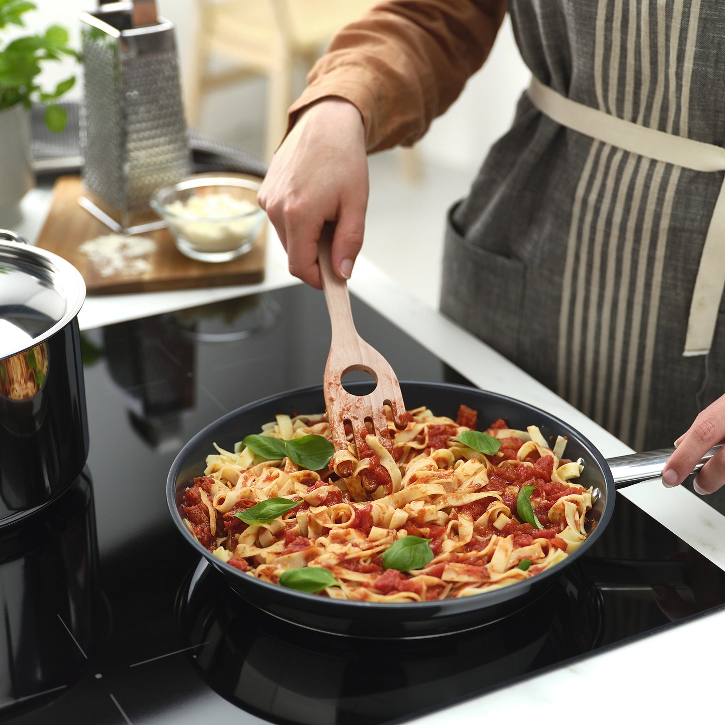 Wooden Spaghetti Server
