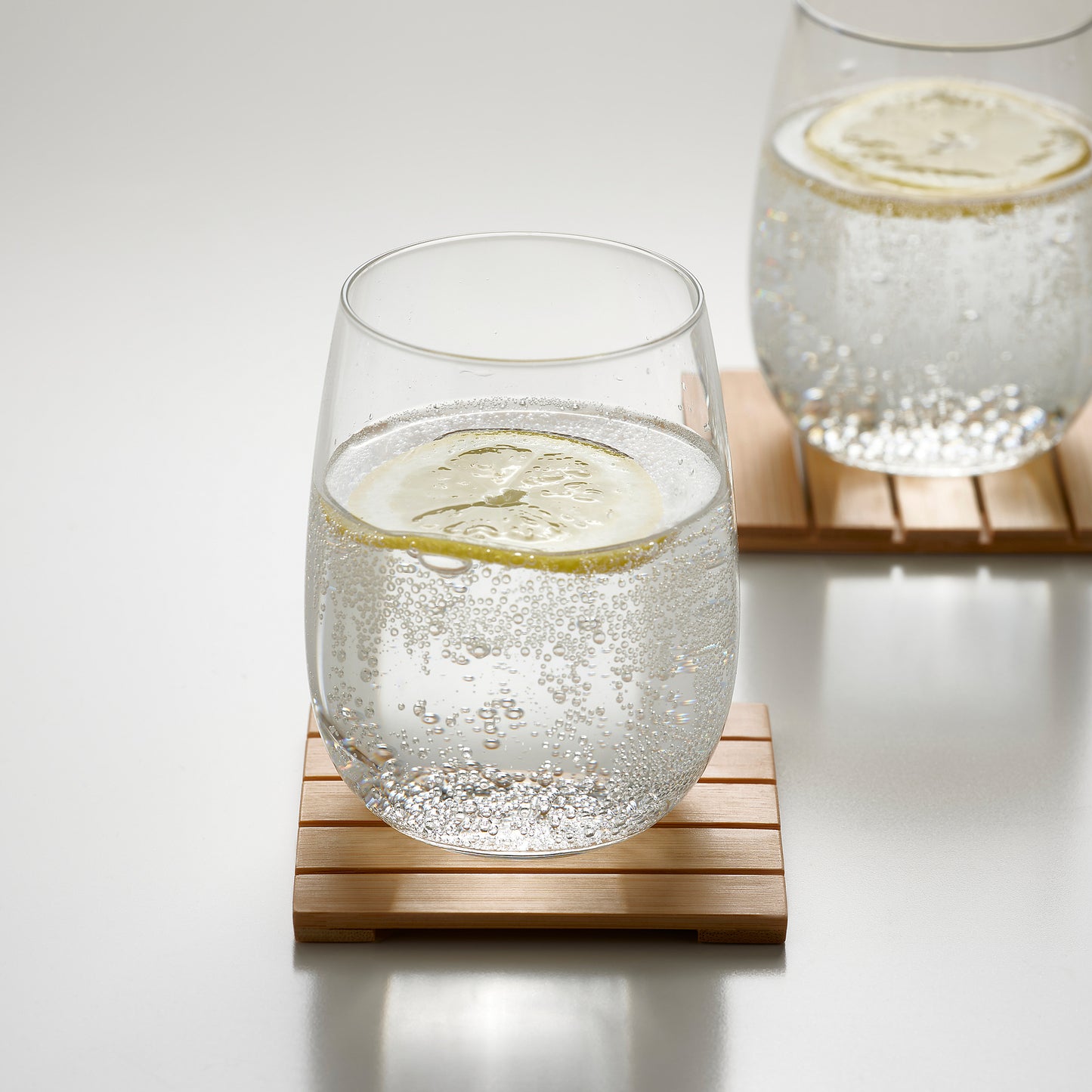Bamboo Wood Coasters (Pack of 2)