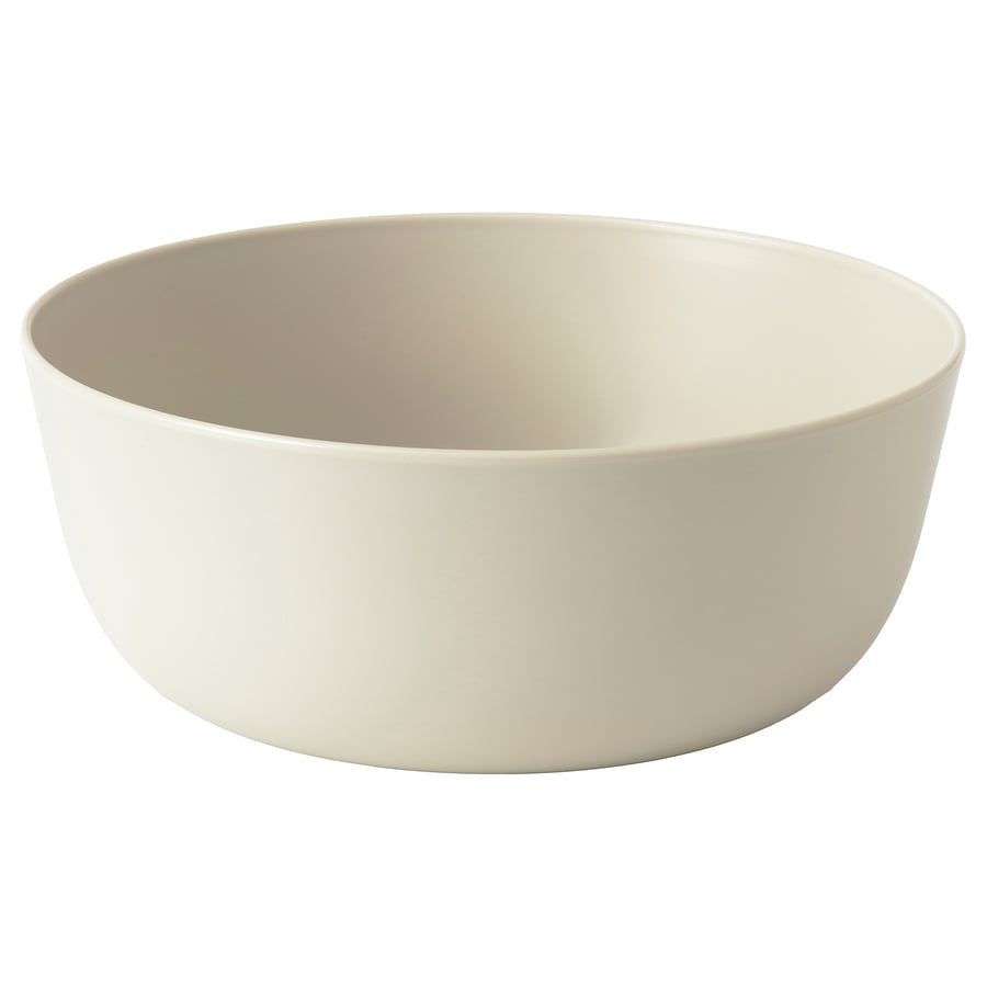 Plastic Bowl Beige