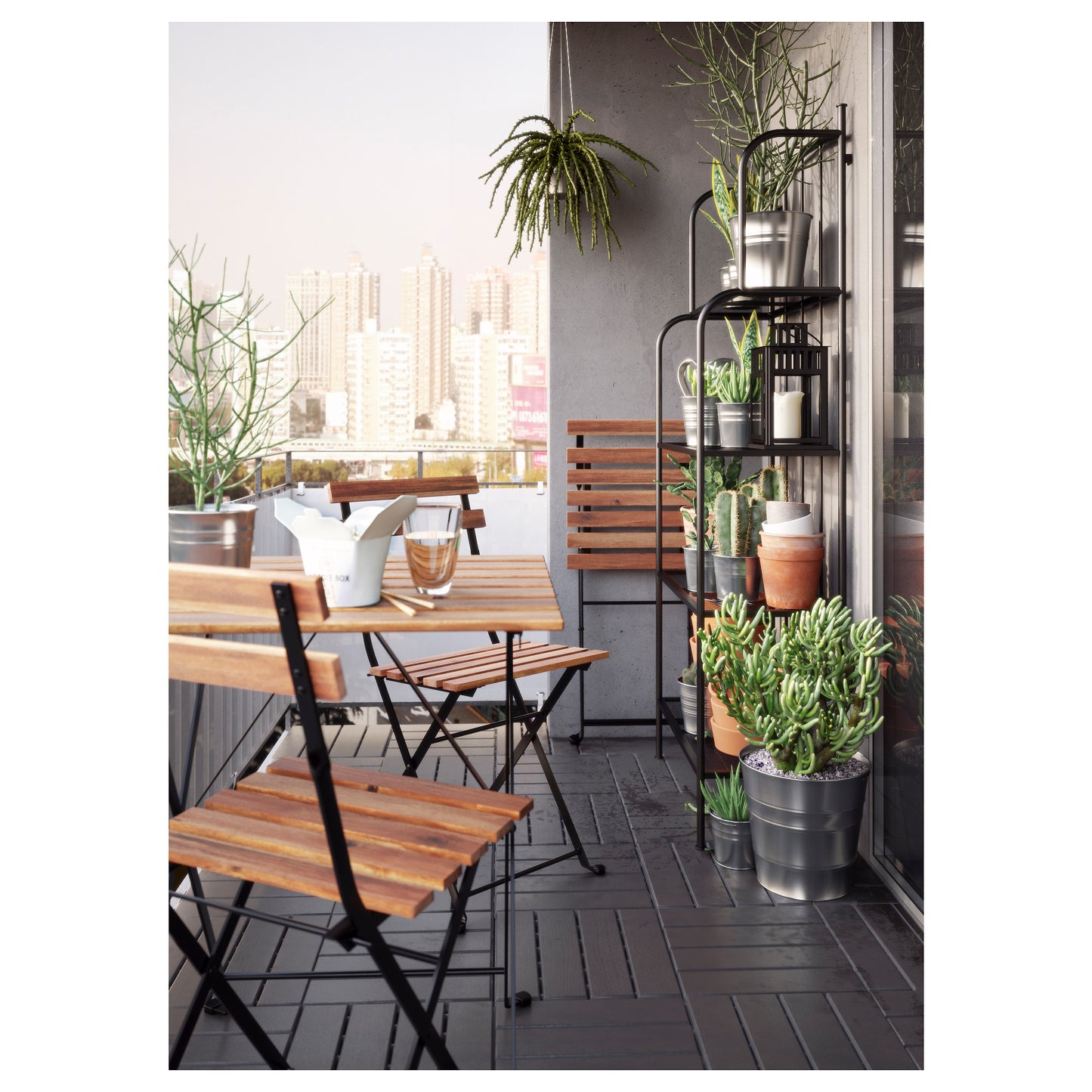 Outdoor Table With 4 Chairs