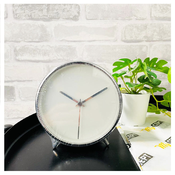 Table Alarm Clock - Silver