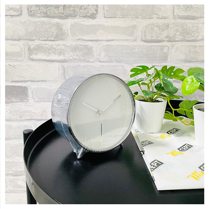 Table Alarm Clock - Silver