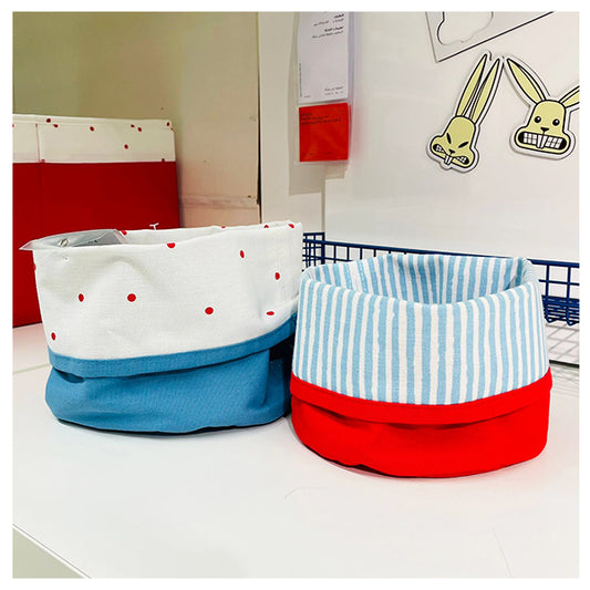 Set of 2 Baskets - Red/Blue