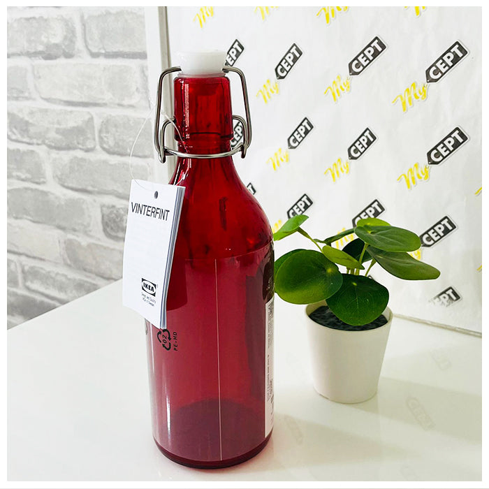 Bottle with Stopper Red - 500ml