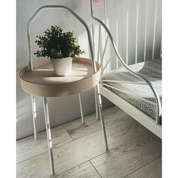 Portable Table - Birch White
