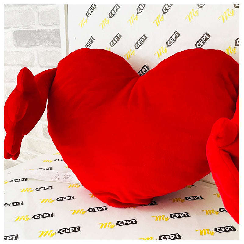 Hugging Heart Cushion Red
