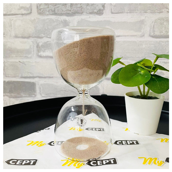 Decorative Hourglass - Beige 15cm