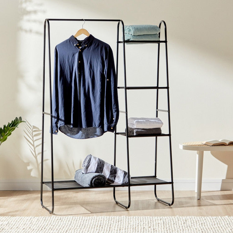 Clothes Rack with Shelves