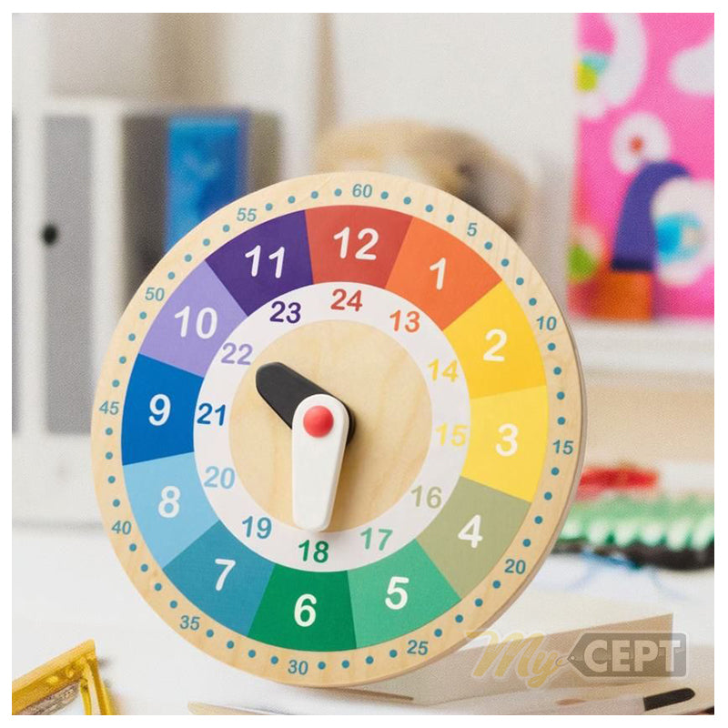 Kids Educational Wall Clock