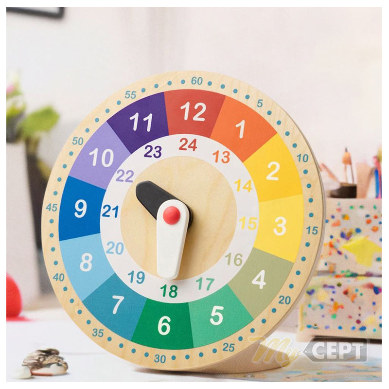 Kids Educational Wall Clock