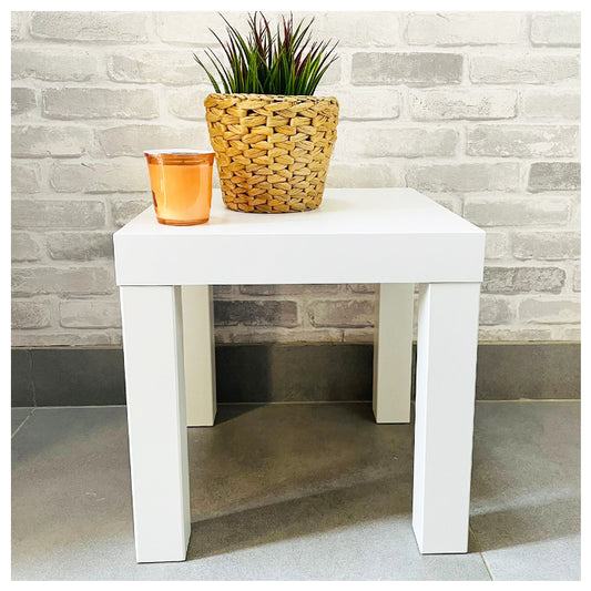 Mini Side Table White