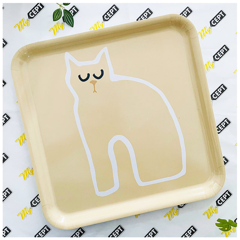 Serving Tray Square - Cat