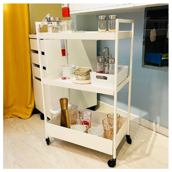 Serving Trolley - White